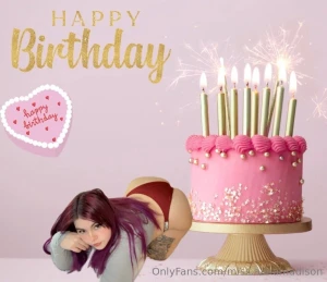 It s my birthday this month all vouchers get a birthday gift exclusive