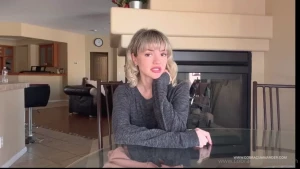 Step sis cei precum only tease amp denial non humiliation cum eating