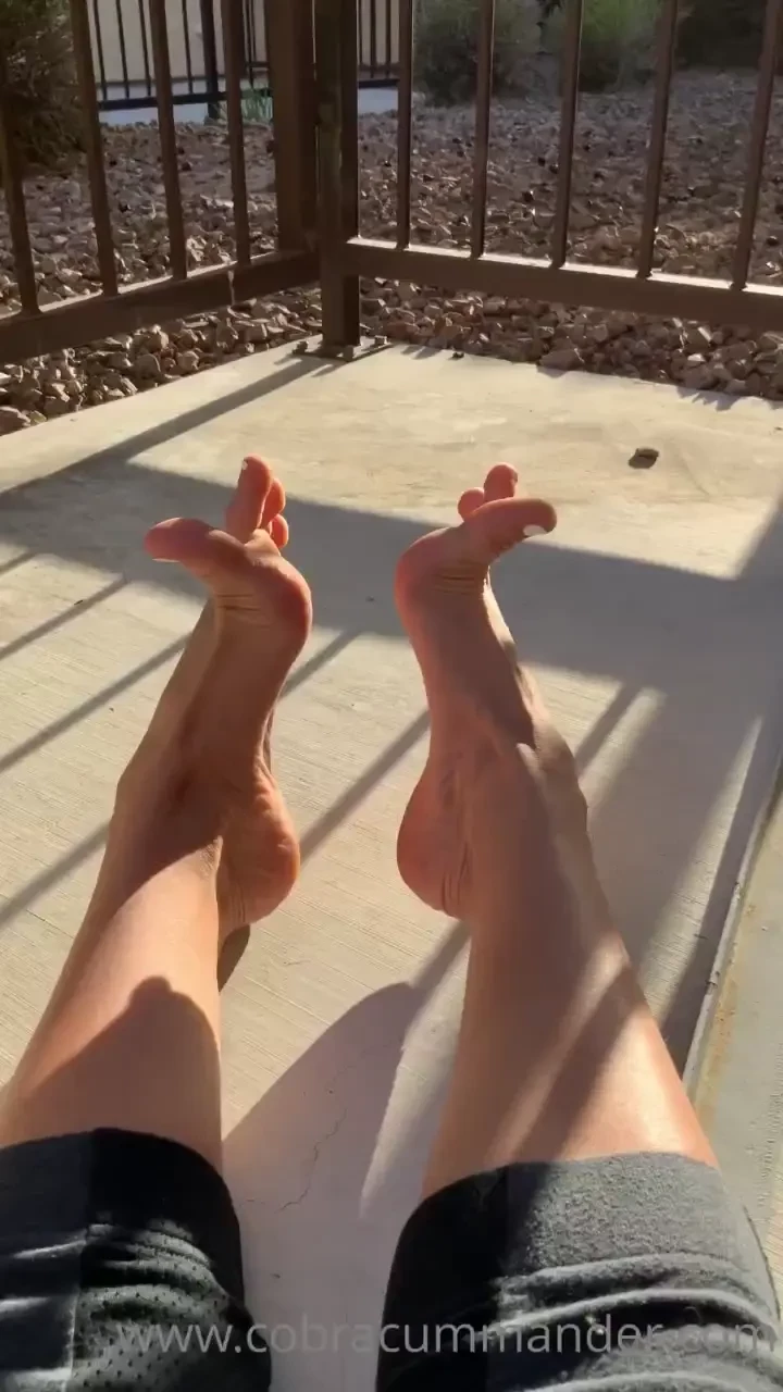 Just filmed a foot fetish joi it s cute cumming soon 