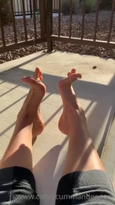 Just filmed a foot fetish joi it s cute cumming soon