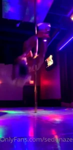 Throw back work- my first time going upside down on the pole
