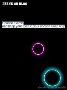Peenk-or-bloo 1 rules no second chances you must pick pink or blue