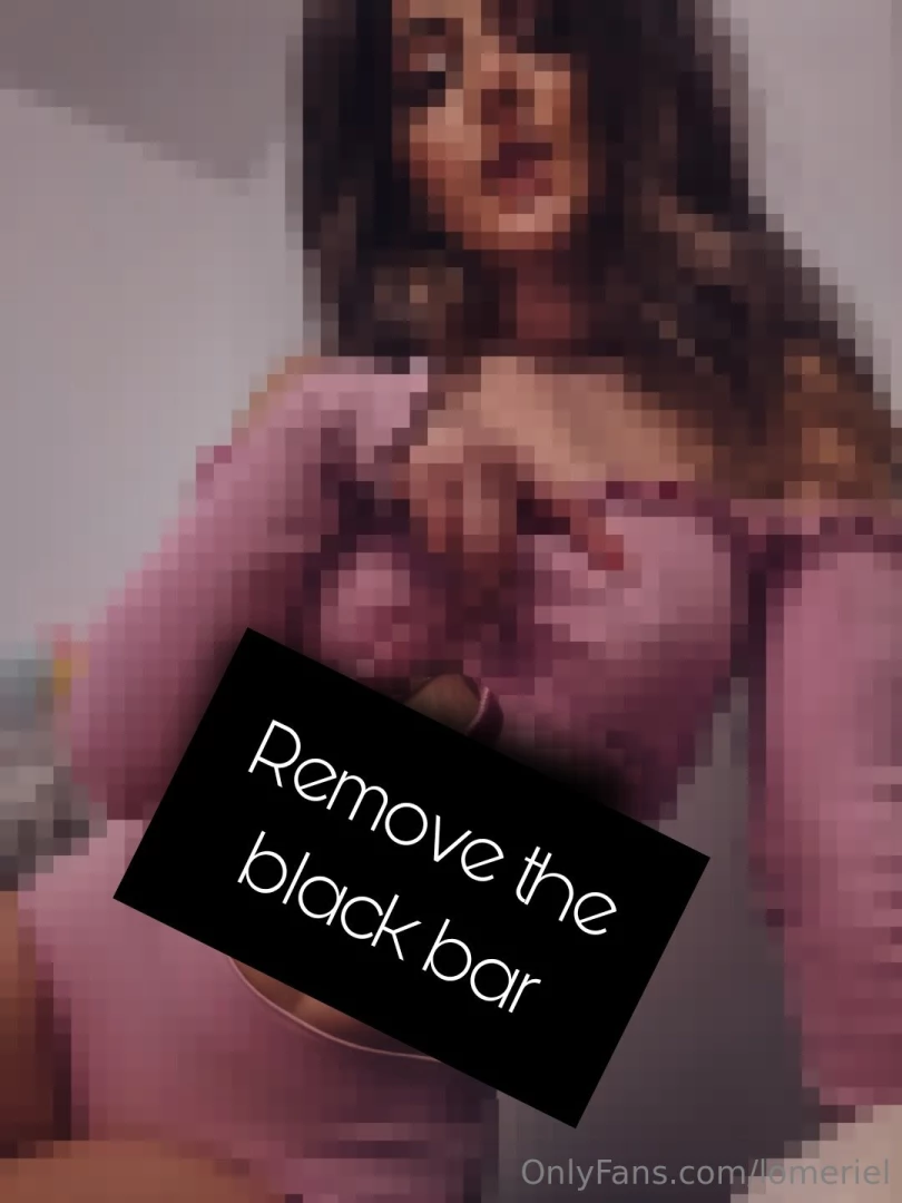 Remove the black bar 