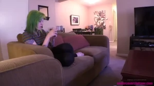 Emo step-daughter punished with cum full video