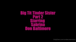 Bbw 18 year old tinder stepsis part 2 - full vid in your dms my little