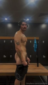 Lockeroom cheekyness