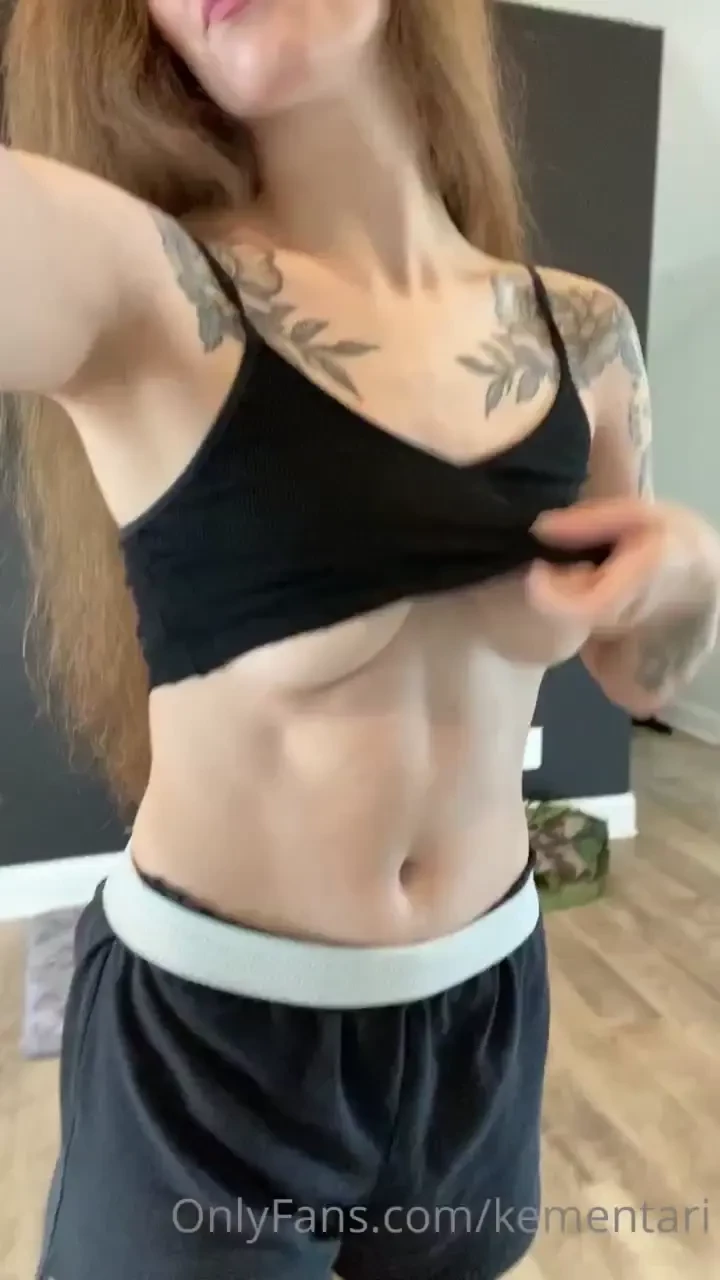 Pulling down my shorts for you 