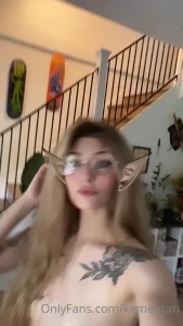 Just a lil elven lady in her life elven house should i make content in