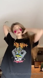 Hi my hair is blonder now and also here are my boobies