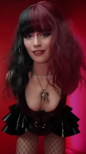 Chastity take off all your clothes and get down on your knees my