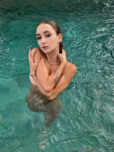 The water was soo cold and i flinched like 3 times before even part 2