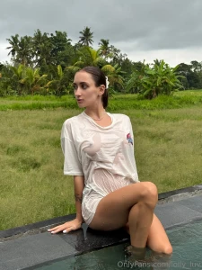 Wasn t planning on a wet tee moment but the universe had other ideas