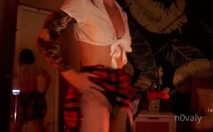 School girl fit is making a come back this month on cam btw and after