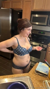 Spilled some batter on my tits will you lick it off