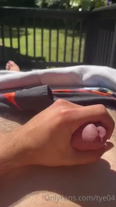 I love chilling in the sun