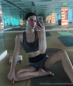 Sweaty yoga session today