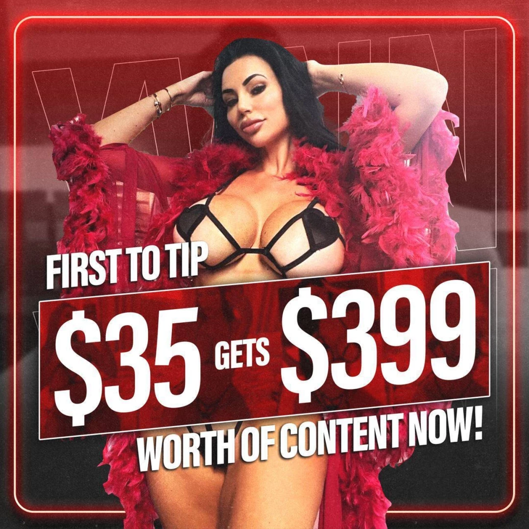 First fan to tip 35 gets 399 worth xxx 