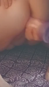 Got i love stretching myself out with this dildo she s so big i really