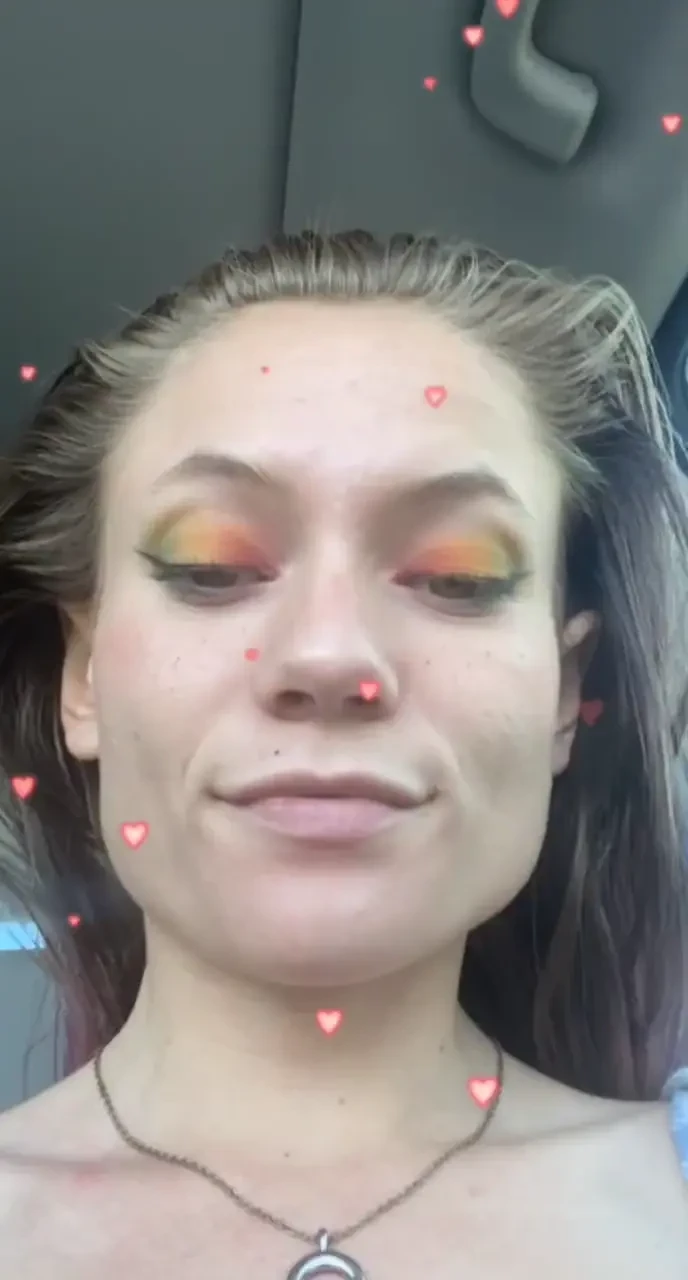 I tried to do some sort of rainbow make up today for the first time 