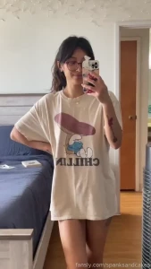 Skip work to netflix amp chill with me asian asiangirl body legs