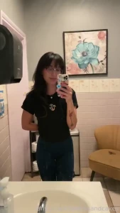 Will you do me in front of the mirror asian petite leggings mirror