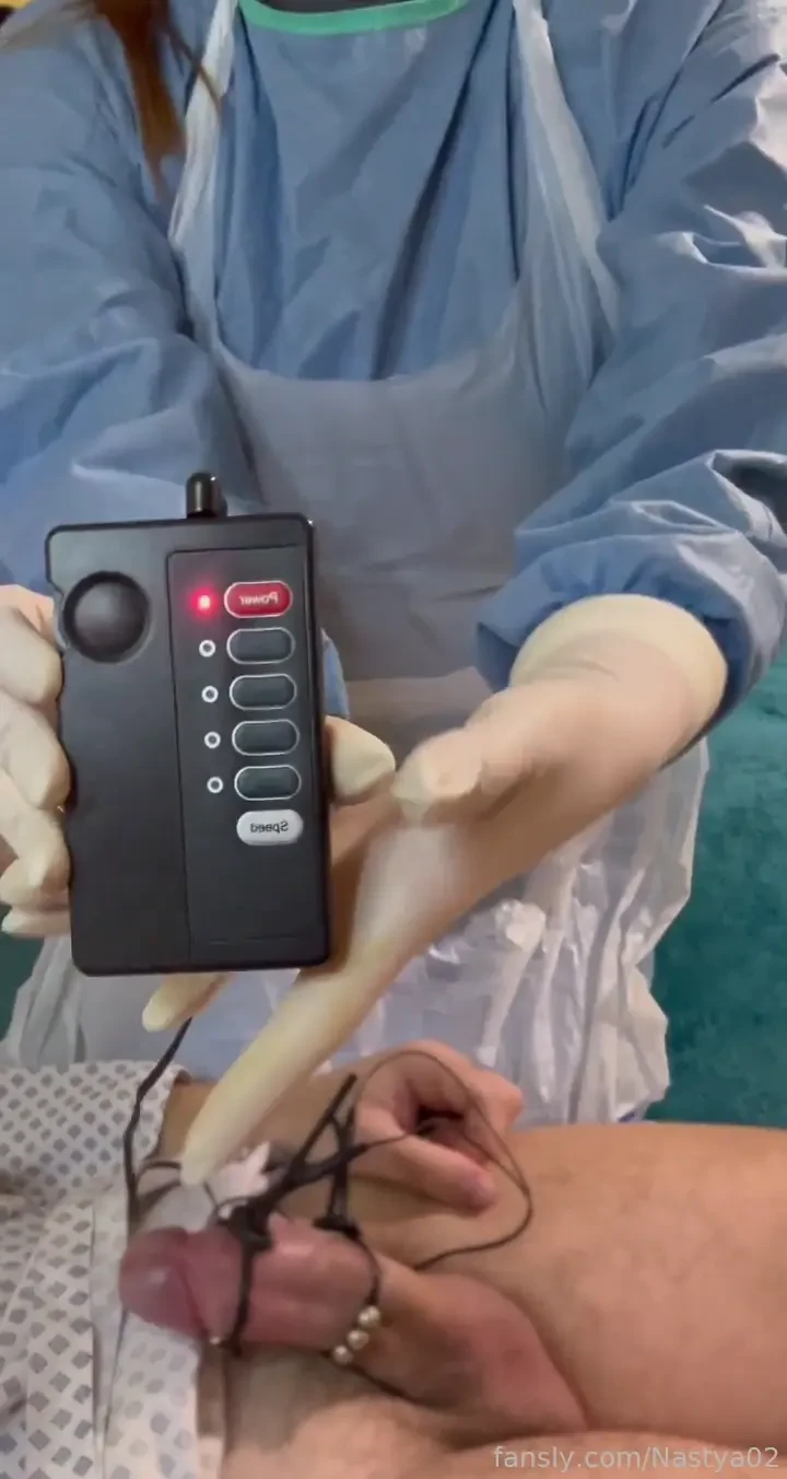 Everything is set her fingers hover over the controls a smirk playing 