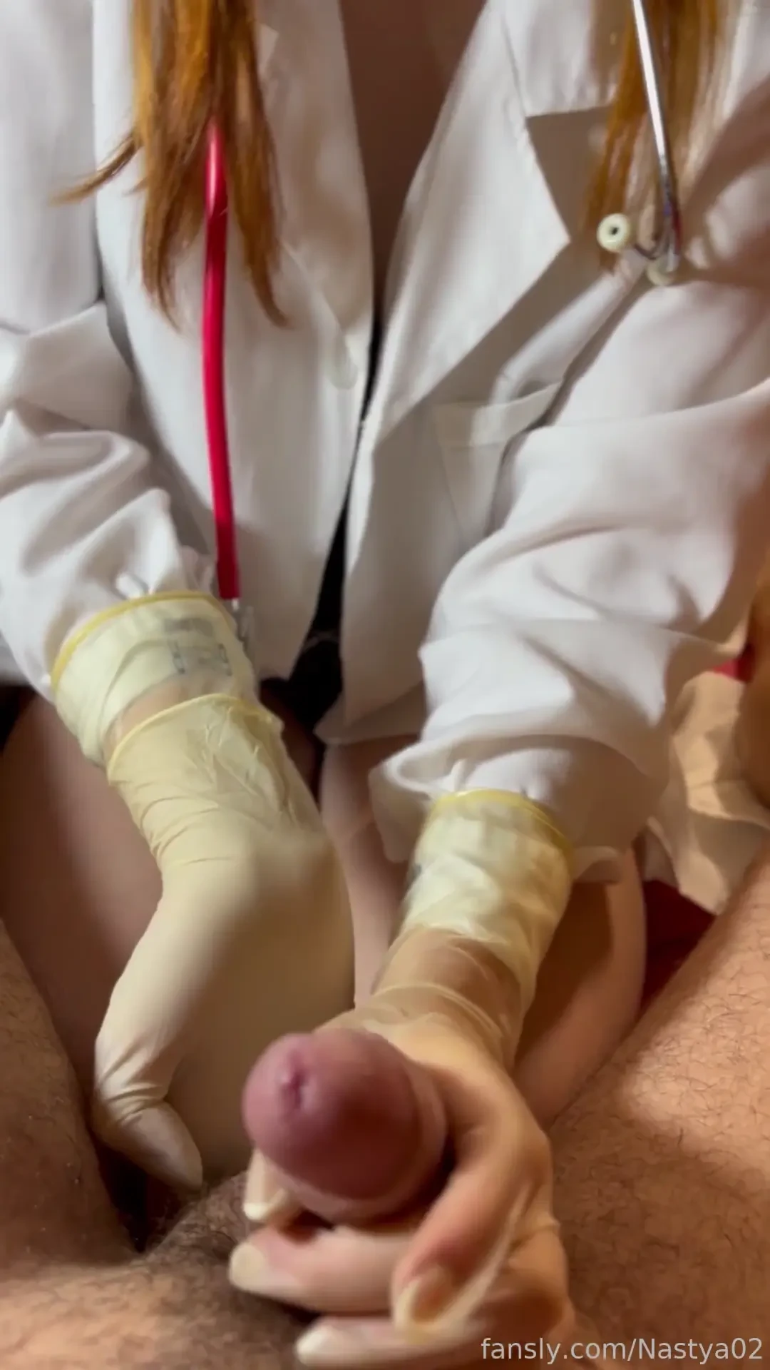 Perfect position for a good cock milking with a prostate massage 