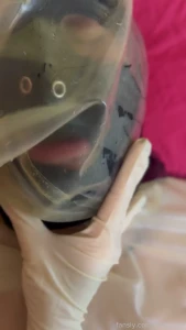 Don t struggle too much not much air is left in there medical latex