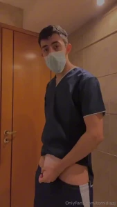 Naughty doctor almost get caught