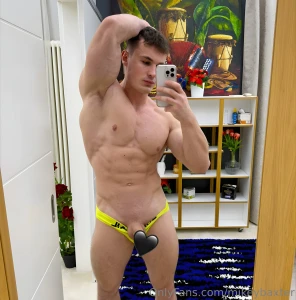 Just for you a private performance in front of the mirror
