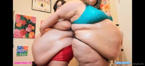 Some hot screenshots from the new video between me amp bbwlayla that s part 5