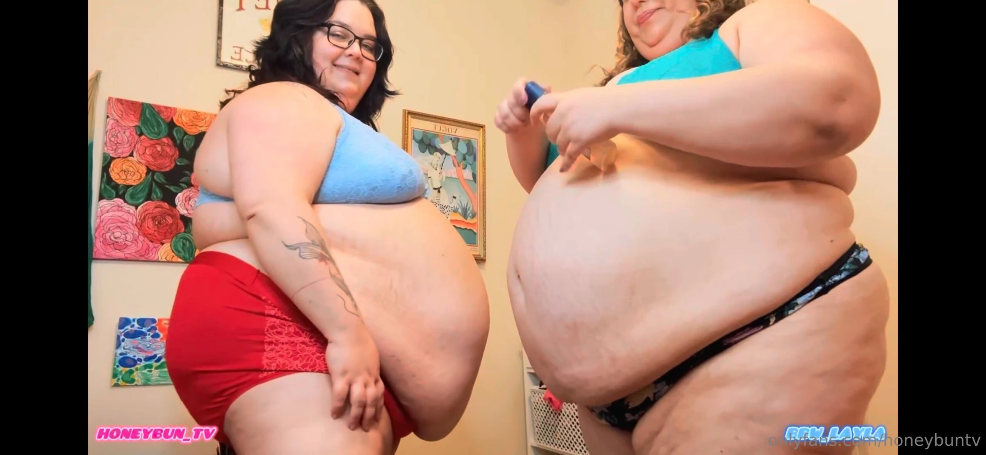 Some hot screenshots from the new video between me amp bbwlayla that s part 1 