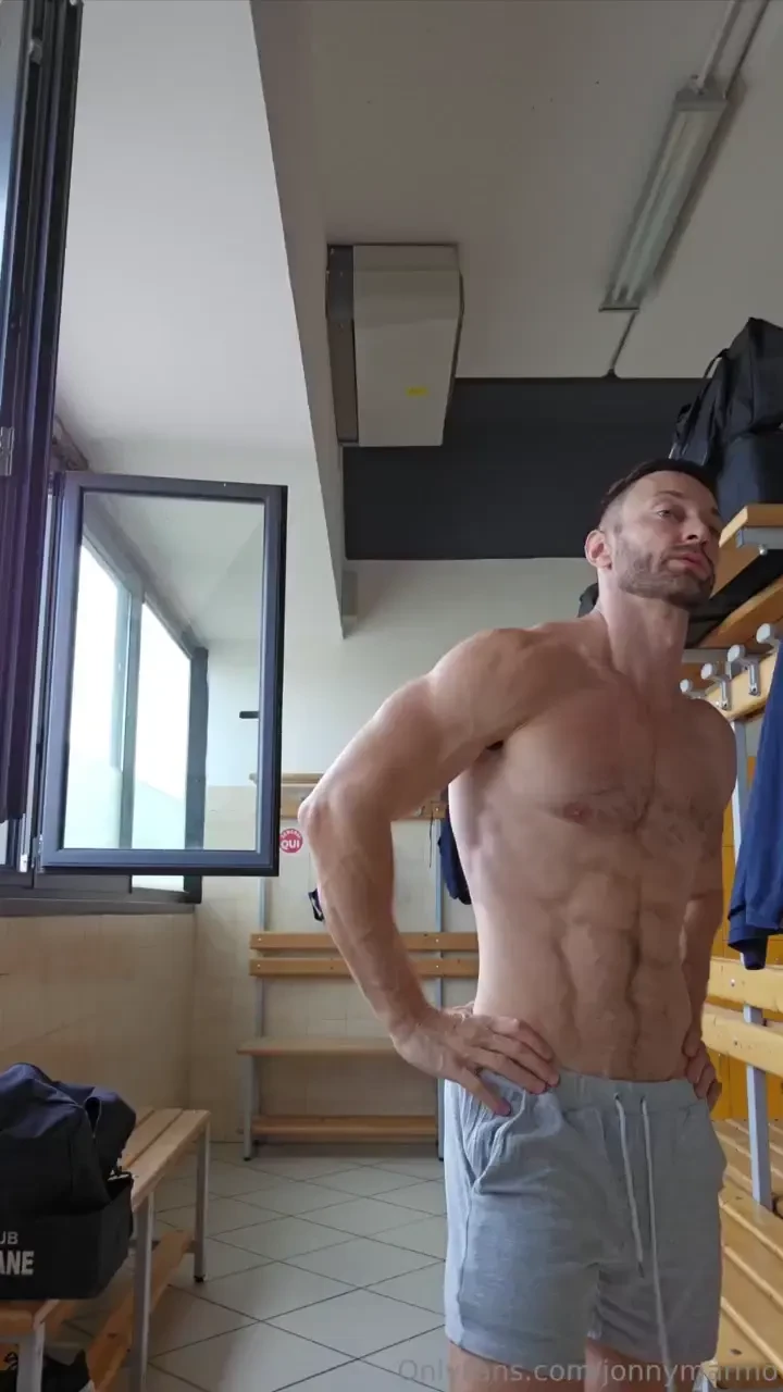 The best place in the gym is the locker room where you can spy on 