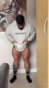 Testing out the new lighting in the new place