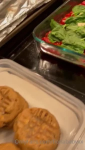 Dinner and dessert served