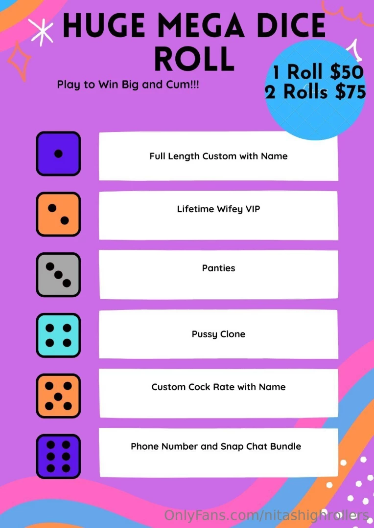 Ready to roll the dice and win some big prizes on the mega dice roll 