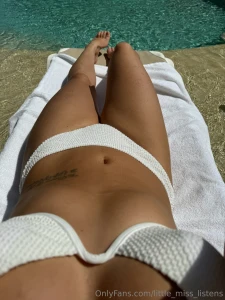 What do you think of my little white bikini and what about the arches
