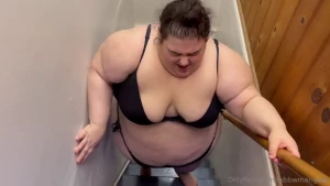 Struggling to get up and down a narrow flight of stairs it s times