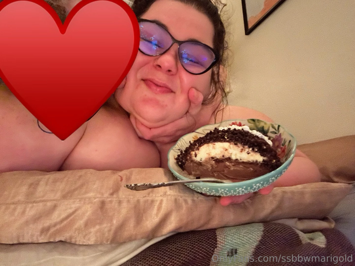 Spending a lot of time eating a lot of food in this case half of an 