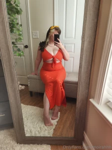 Something about this dress just makes my swollen tits very very needy part 3