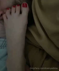 I wanked his cock with my legs my legs were on his powerful shoulders
