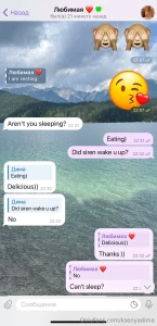 A continuation of our correspondence with my husband the night i went part 12