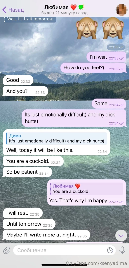 A continuation of our correspondence with my husband the night i went part 9 