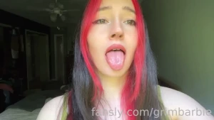 Im not as innocent as i look p ahegao alt goth egirl fyp petite