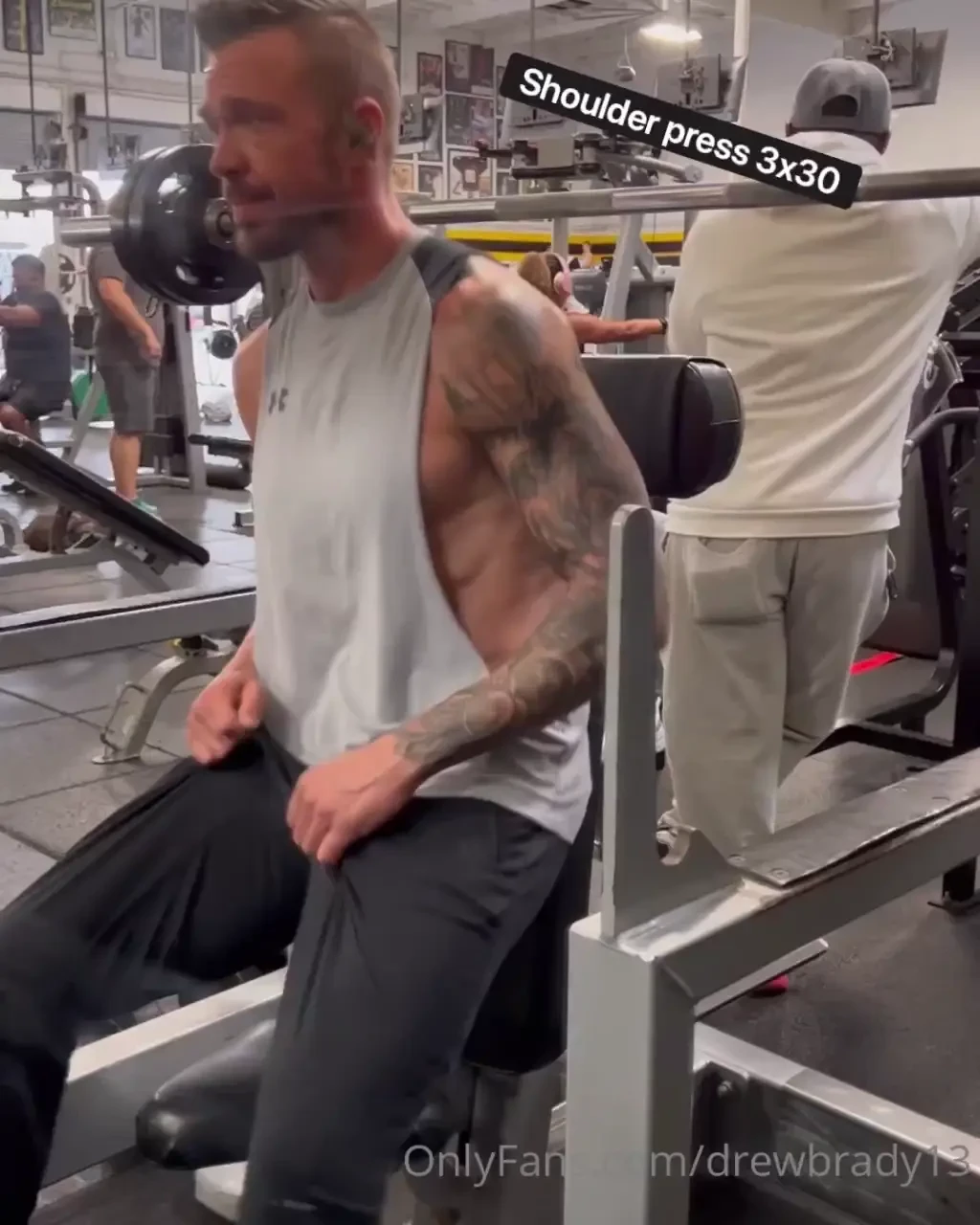 Had a lot of interest in my workouts and watching my muscles bulge 