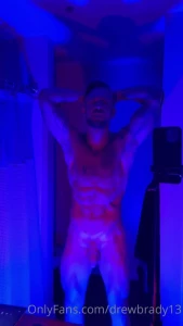 Fun with lighting and flexing this perfect body