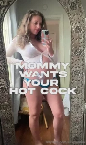 You know what mommy needs right now your big hot cock in her fat wet