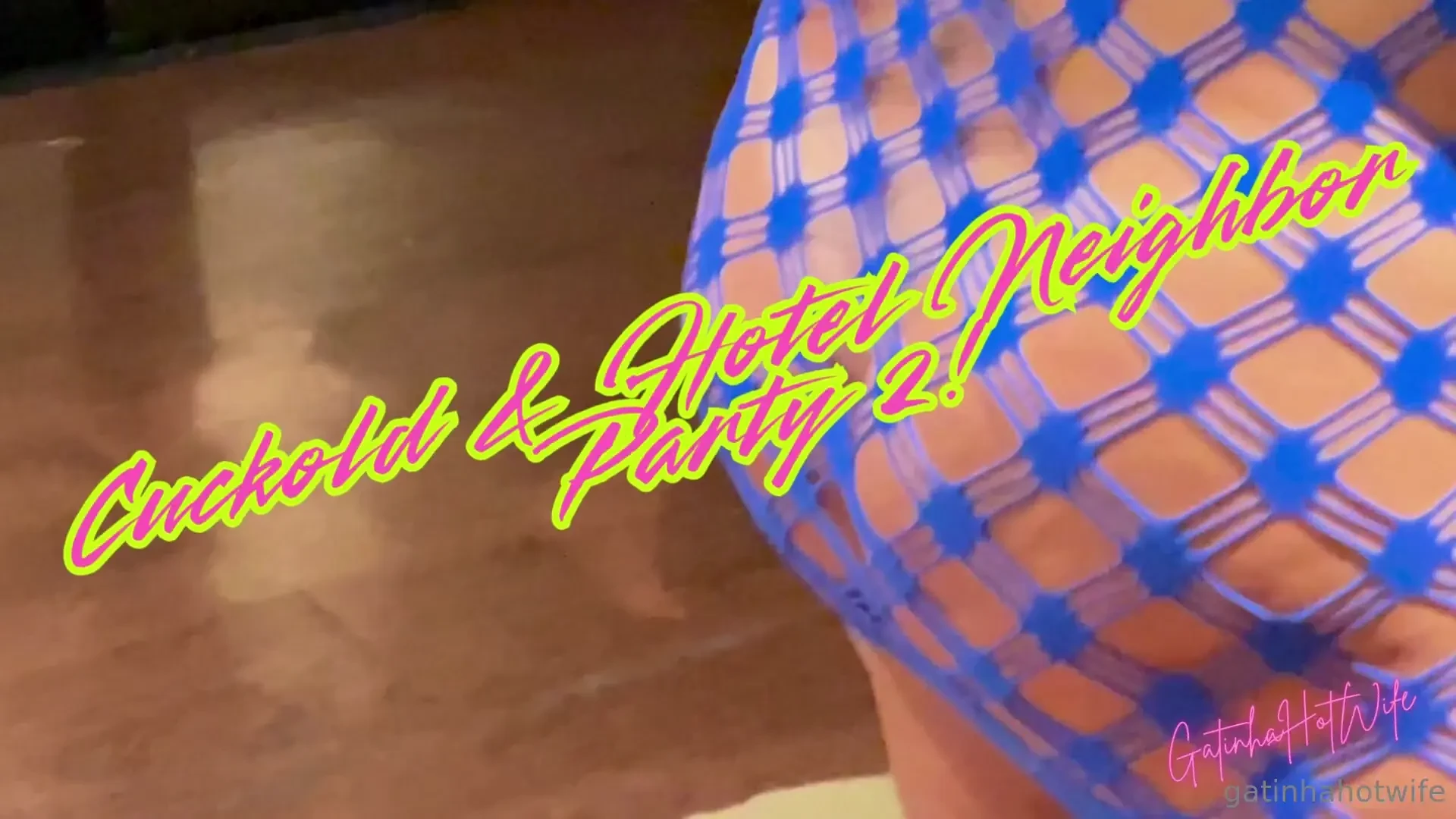 Second part of my cuckold party with a friend we met at the hotel 
