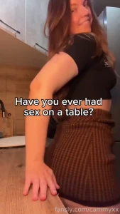 I haven t so why don t we try it sometime brunette petite sexy butt