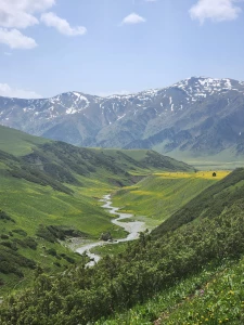 A beautiful time hiking in central asia something magic connecting